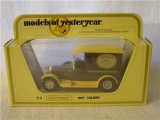   Models Of Yesteryear Y 5 1927 Talbot Wrights Coal Tar Soap  