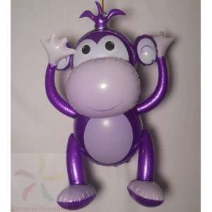  24 Purple Monkey Inflate Toys & Games