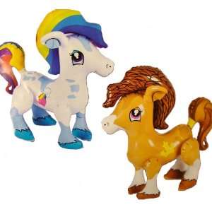  Pony Inflate Blow Up Toy Set Toys & Games