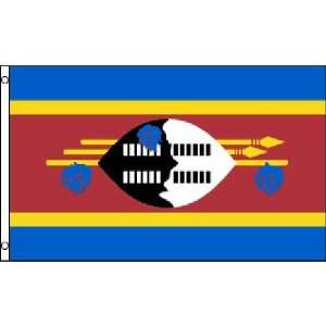  Swaziland 4 x 6 Nylon Flag Patio, Lawn & Garden