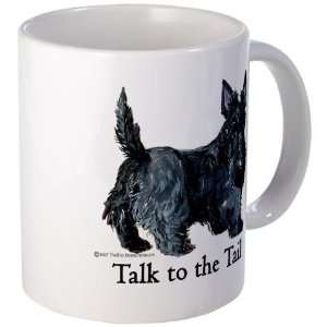  Scottish Terrier Tail Pets Mug by  Kitchen 