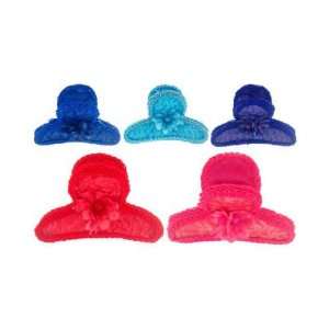  Assorted Bright Color Acrylic Hair Claw Case Pack 60 