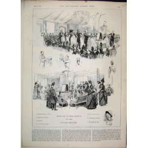   1888 Hair Dressing Exhibition Pavilion Brighton Print
