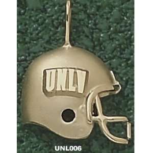   Univ Of Nevada Arched Unlv Helmet Charm/Pendant