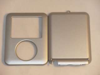 Apple Ipod NANO 3 3rd Gen Cover Case Nano3 HARD RUBBERIZED SILVER 