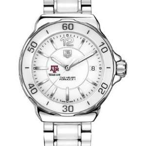 Texas A&M Womens TAG Heuer Formula 1 Ceramic Diamond Watch  