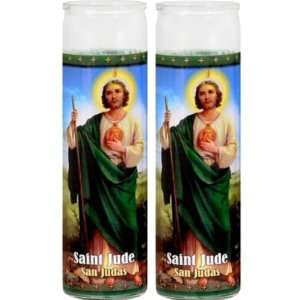   St Jude Prayer Candles 2 Veladoras De San Judas Tadeo