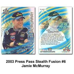   Press Pass Stealth Fusion 03 Jamie Mcmurray Card