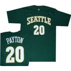  Seattle SuperSonics Gary Payton Throwback Adidas T Shirt 