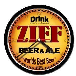  ZIFF beer and ale cerveza wall clock 