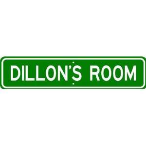  DILLON ROOM SIGN   Personalized Gift Boy or Girl, Aluminum 