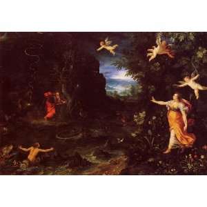 FRAMED oil paintings   Jan Bruegel the Elder   24 x 16 inches   Circe 