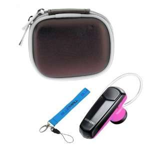 OEM Samsung WEP490 Pink Bluetooth Headset + Bronze Universal Bluetooth 