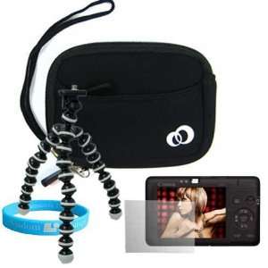 Black Mini Glove Carrying Case for Canon Powershot SD1400 IS Sx210 IS 