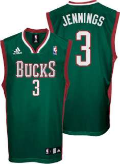 Brandon Jennings Green adidas NBA Replica Milwaukee Bucks Kids 4 7 