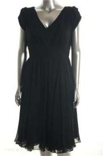 Suzi Chin NEW Black Cocktail Dress Silk Sale 16  