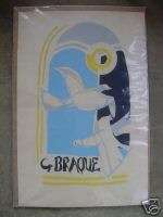 GEORGES BRAQUE   Serigraph In Colors, French LISTED  