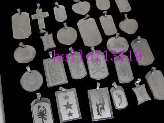 wholesale 50pcs stainless steel mixed pendants  