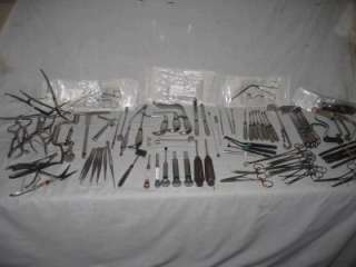 HUGE Lot of 85 Craniofacial Instruments Surgical SurgeryTools  