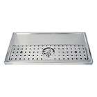 12 Surface Mount Drip Tray   Stainless Steel No Drain items in 