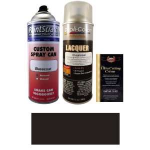   Carbon Black Metallic Spray Can Paint Kit for 2011 Suzuki Swift (58U