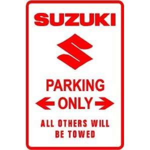  SUZUKI PARKING ONLY import japan street sign