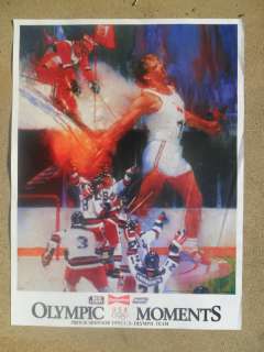 1993 Budweiser Beer U.S.A Olympic Moments Poster  