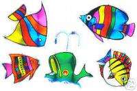 Brightly colored Tropical Fish     