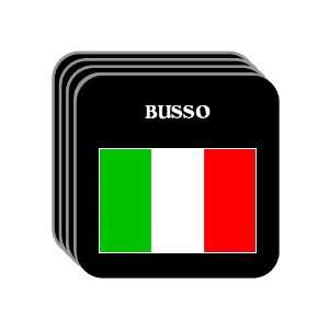  Italy   BUSSO Set of 4 Mini Mousepad Coasters 