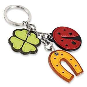 Morellato Ladies Key Ring in Multicoloured Steel/Ecoleather, form 
