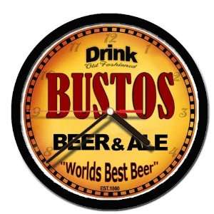  BUSTOS beer and ale cerveza wall clock 