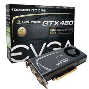  EVGA, GeForce GTX460 1GB Superclock (Catalog Category 