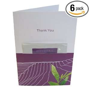   greeTEAing card ?Thank You? with Sen Cha Tea Pac, 1 Count (Pack of 6