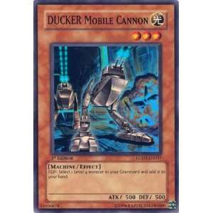  DUCKER Mobile Cannon Yugioh Super Holo Rare LODT EN037 