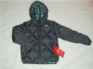 NWT The North Face Girls Reversible Down Moondoggy Jacket. Med.(10/12 