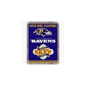  Baltimore Ravens Super Bowl Commemorative Woven Tapestry 