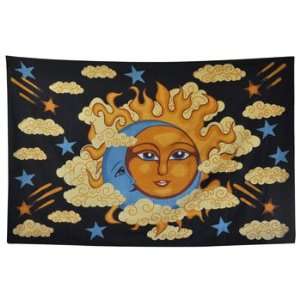  Sun Moon & Clouds Tapestry