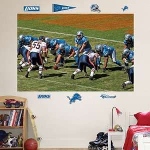  Detroit Lions Chicago Bears Line of Scrimmage Mural 