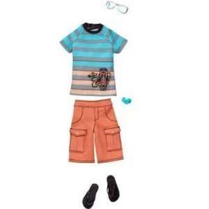  Ken Clothes by Mattel   Sporty Summer Striped Shirt and 