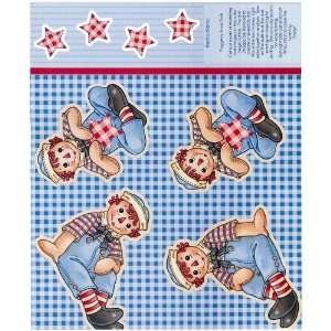  Raggedy Andy Cut Out Doll Panel Fabric Toys & Games