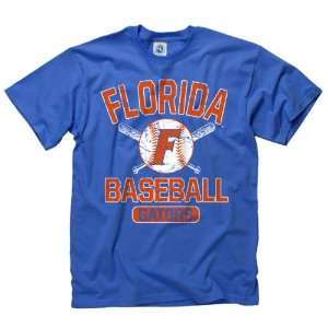  Florida Gators Royal Jock Baseball T Shirt Sports 