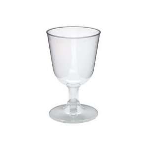  5 oz. Plastic Wine Glasses   500/Case