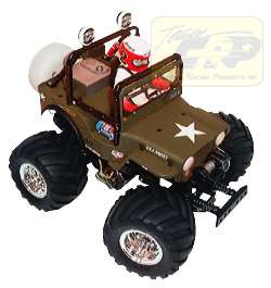 WILD WILLY 2 KIT 2wd Off Road RC Stunt Wheelie Military Jeep Tamiya 