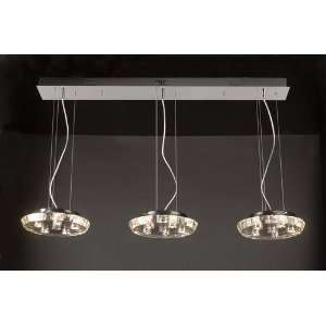  Calice Fifteen Light Pendant in Polished Chrome