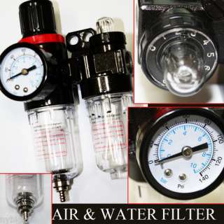 Air & Water Filter with Regulator Lubricator Pressure Gauge IS09001 