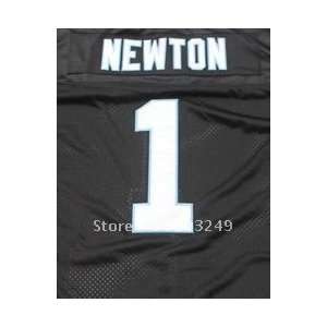  #1 cam newton black jersey
