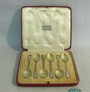   Tea Coffee Spoons Set Richard Burbridge Harrods London 1928  