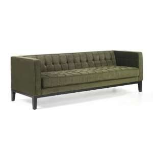  Armen Living LC10103GR Roxbury Tufted Sofa in Green 
