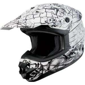  G Max GM76X Helmet , Style Street Life, Color White 