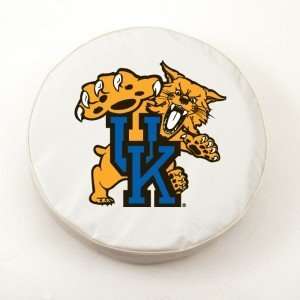 Kentucky Wildcats White Tire Cover, Large  Sports 
